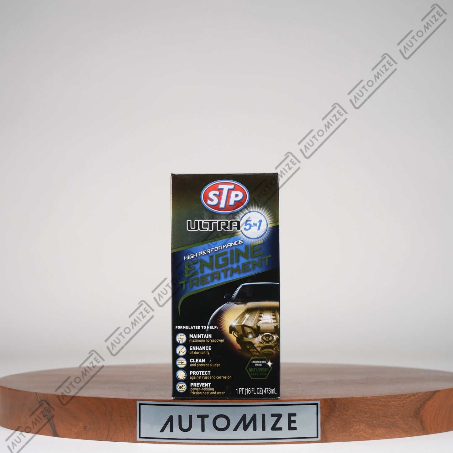 STP Ultra 5 - in - 1 High Performance Engine Treatment (473ml) - Automize