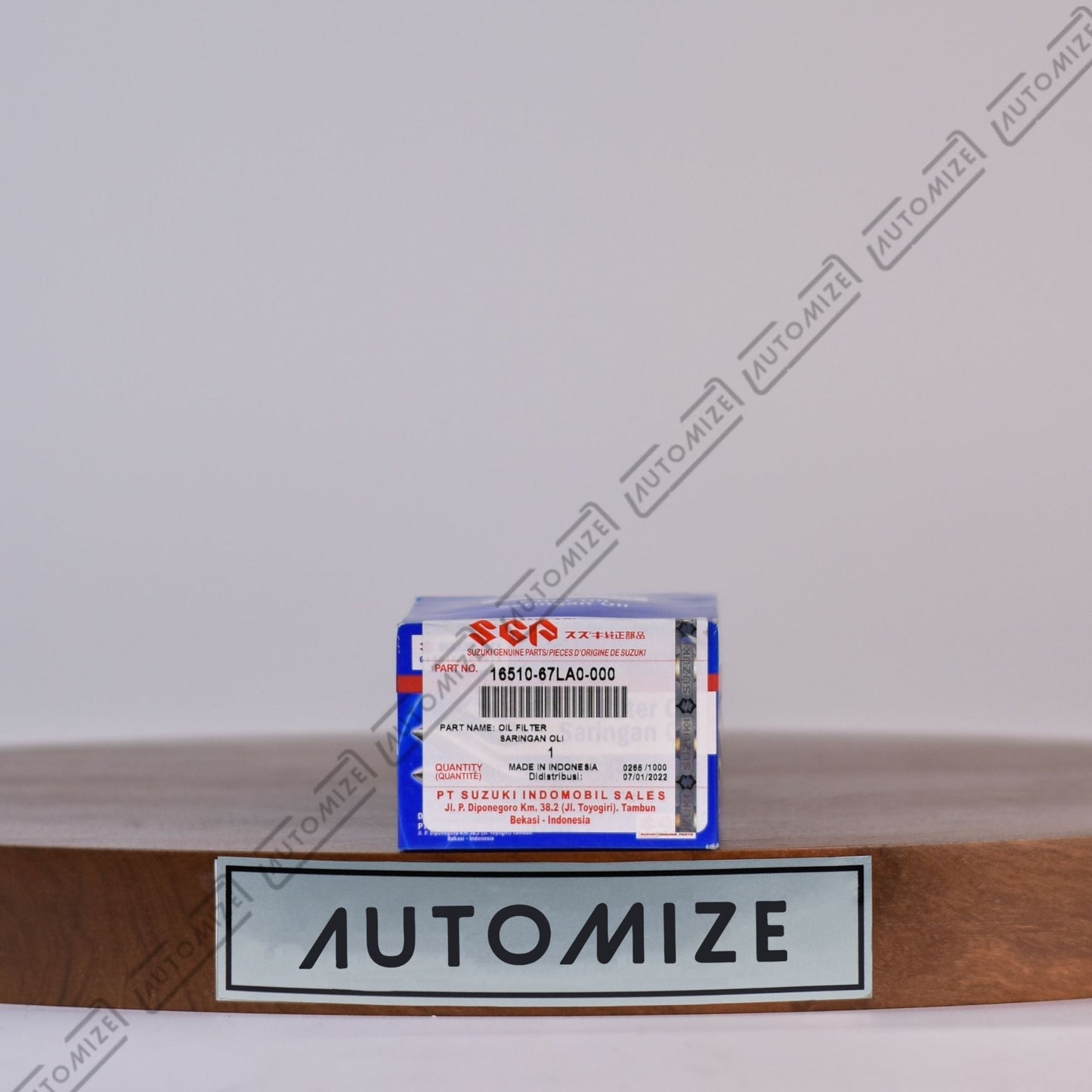 Suzuki Genuine Parts - Oil Filter (16510 - 67LA0 - 000) - Automize