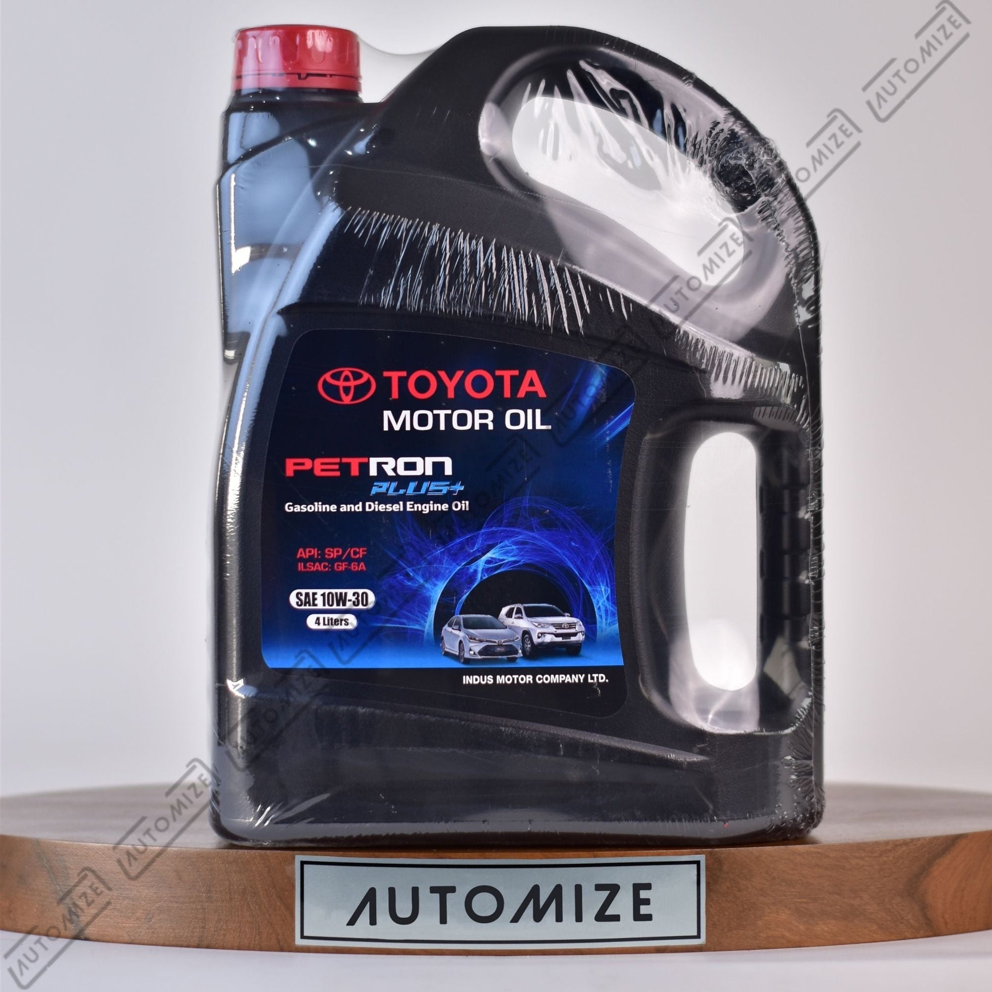 Toyota 10W - 30 ILSAC - GF - 6A Petron Plus Genuine Gasoline and Diesel Engine Oil [SP/CF] (4l) - Automize