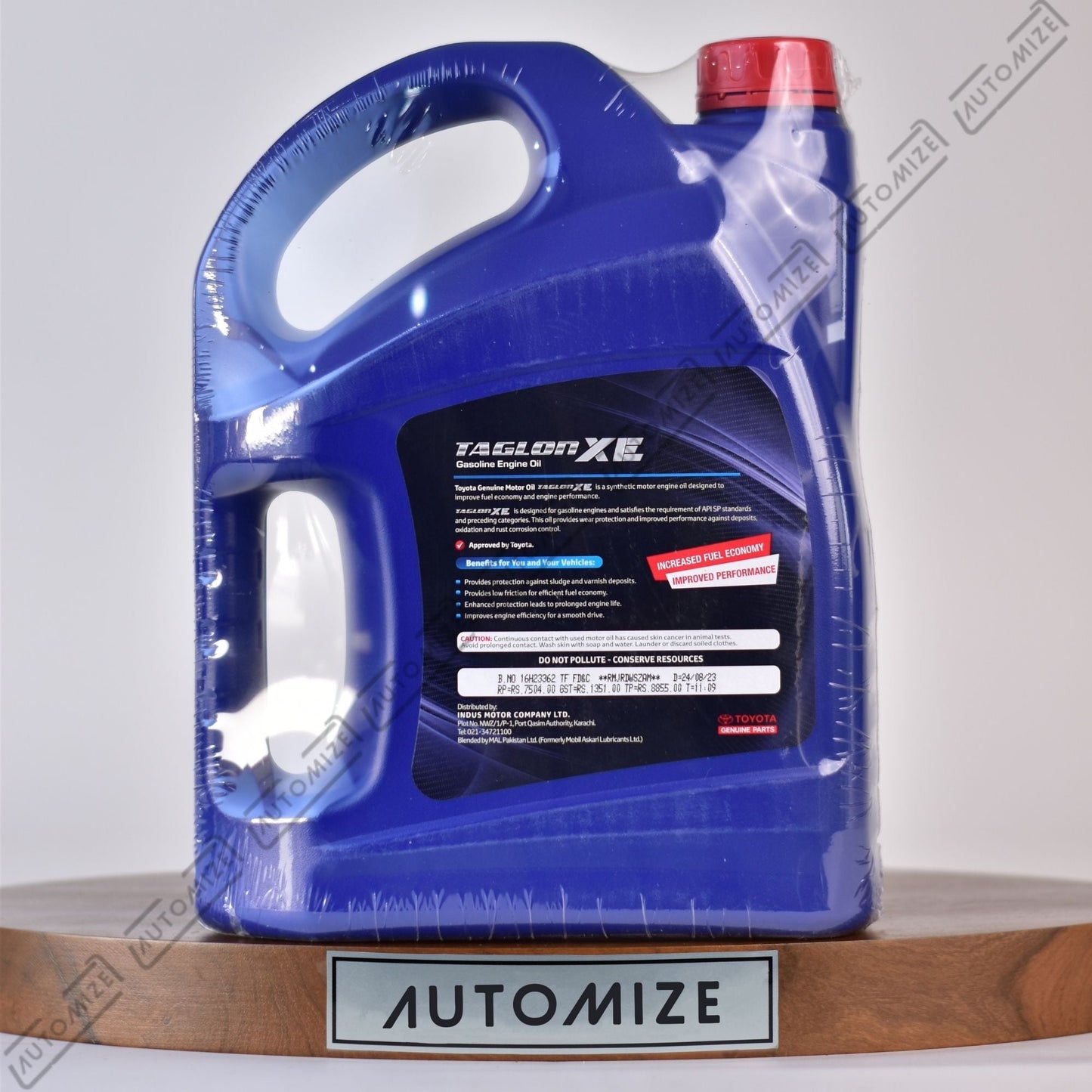 Toyota 10W - 40 Taglon XE Genuine Gasoline Engine Oil - Synthetic [SP] (4l) - Automize