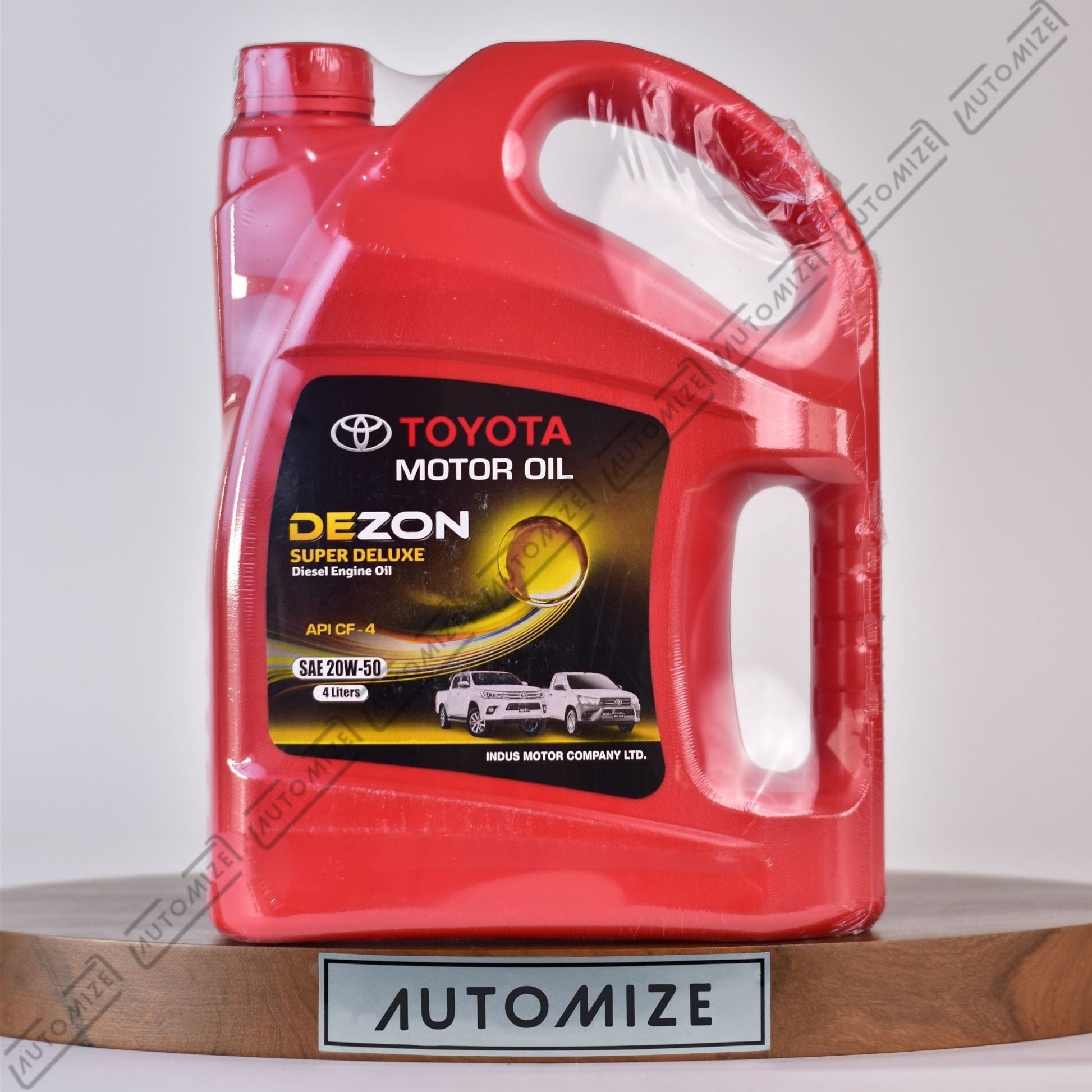 Toyota 20W - 50 Dezon Super Deluxe Genuine Diesel Engine Oil [CF - 4](4l) - Automize