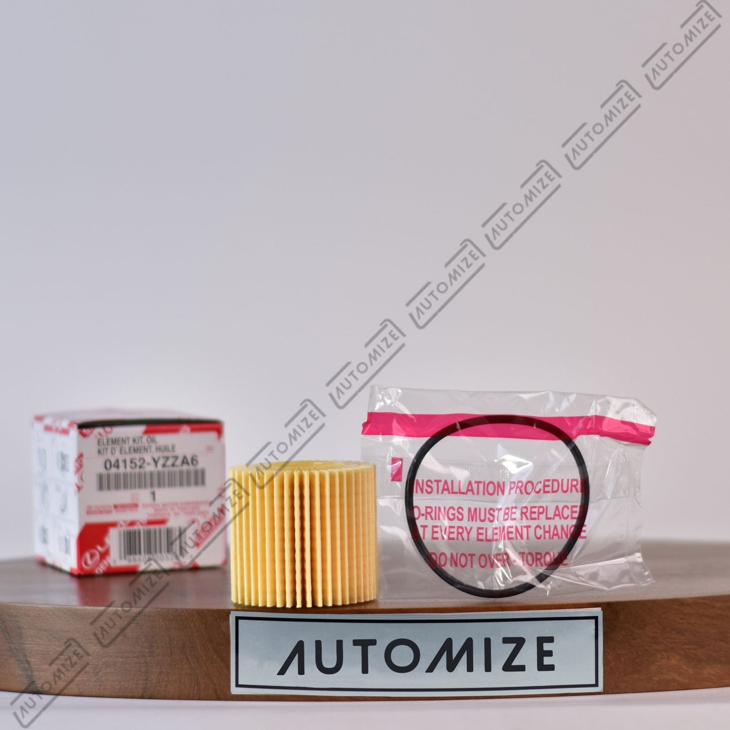 Toyota Genuine Parts - Element Oil Filter (04152 - YZZA6) - Automize