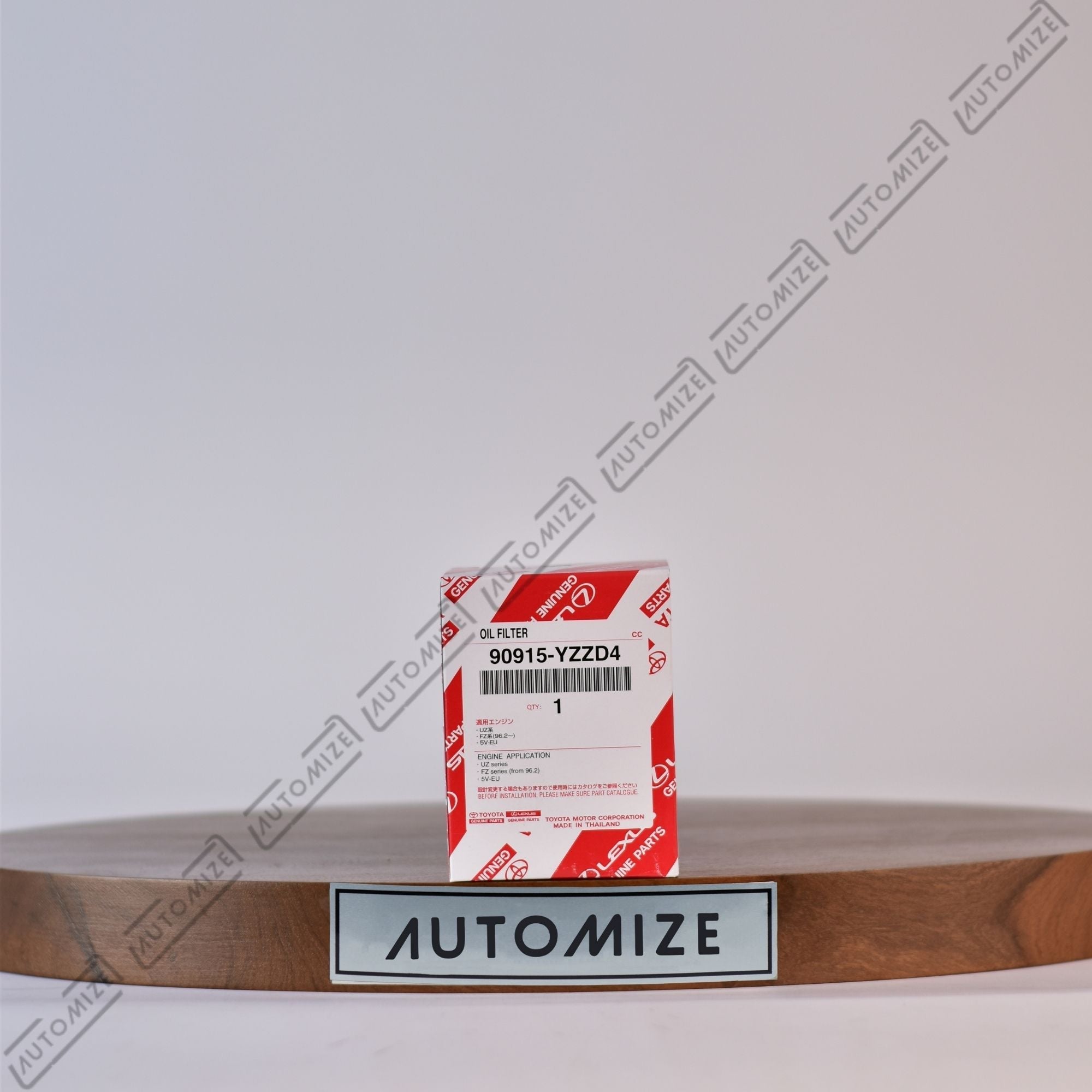 Buy Toyota Genuine Parts - Oil Filter for HILUX,LAND CRUISER,CROWN,FORTUNER,HILUX SURF (90915 - YZZD4) - Automize