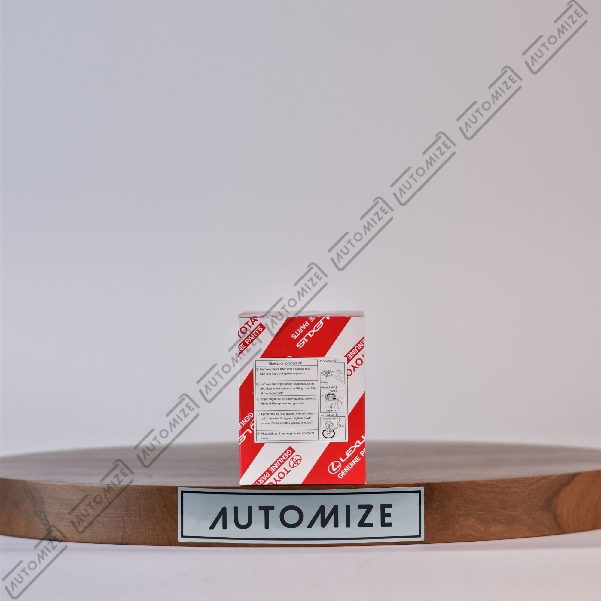 Toyota Genuine Parts - Oil Filter for HILUX,LAND CRUISER,CROWN,FORTUNER,HILUX SURF (90915 - YZZD4) - Automize