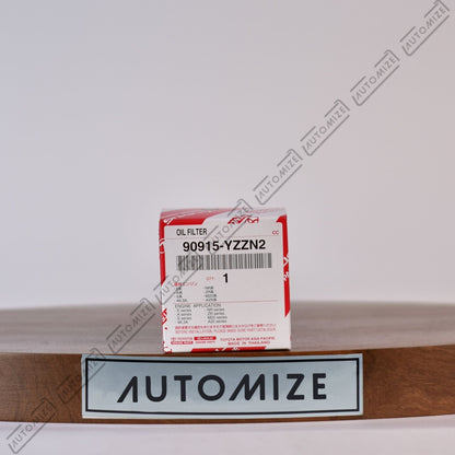 Toyota Genuine Parts - Oil Filter for TOYOTA YARIS (90915 - YZZN2) - Automize