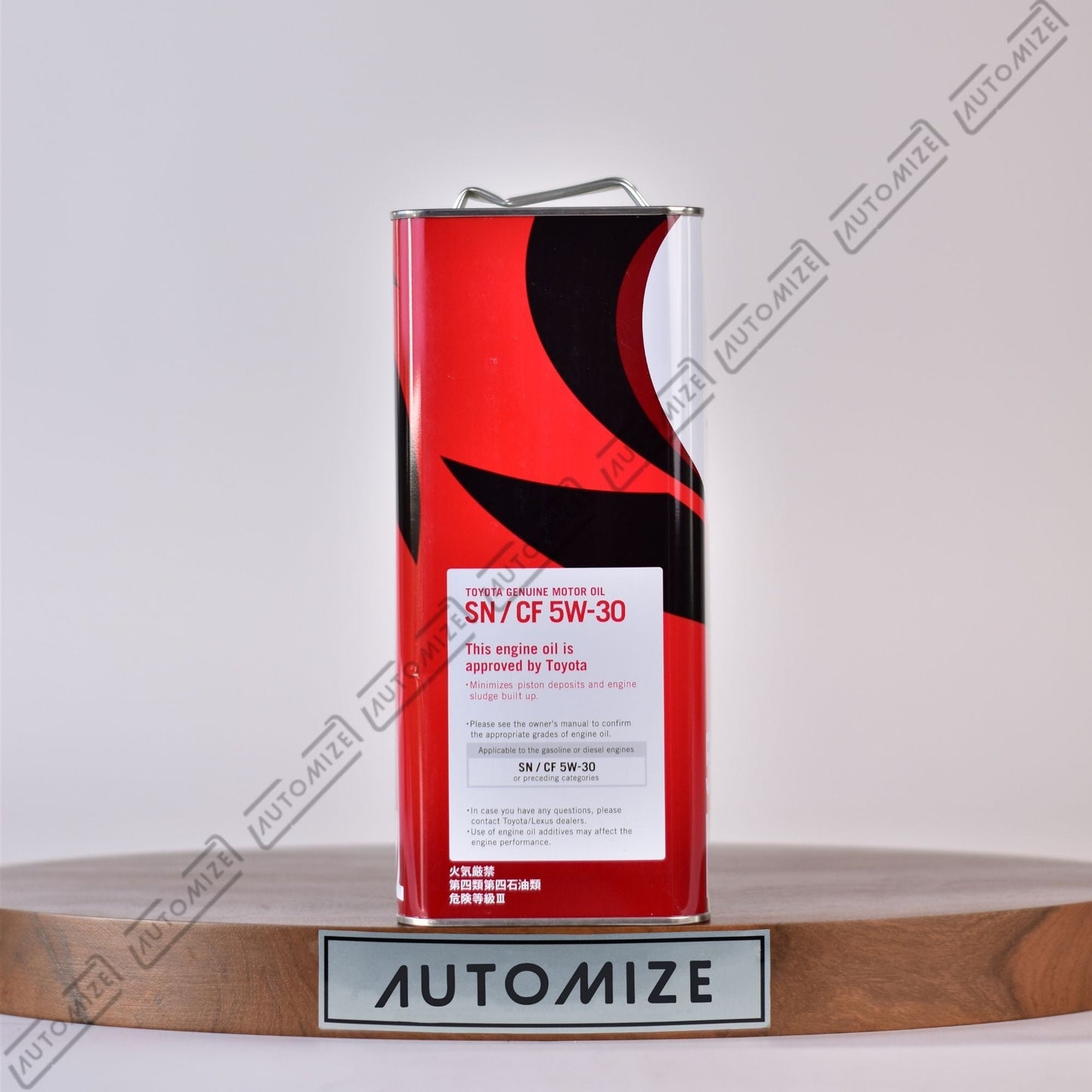 Toyota SN/CF 5W - 30 Genuine Motor Oil (4l) - Automize