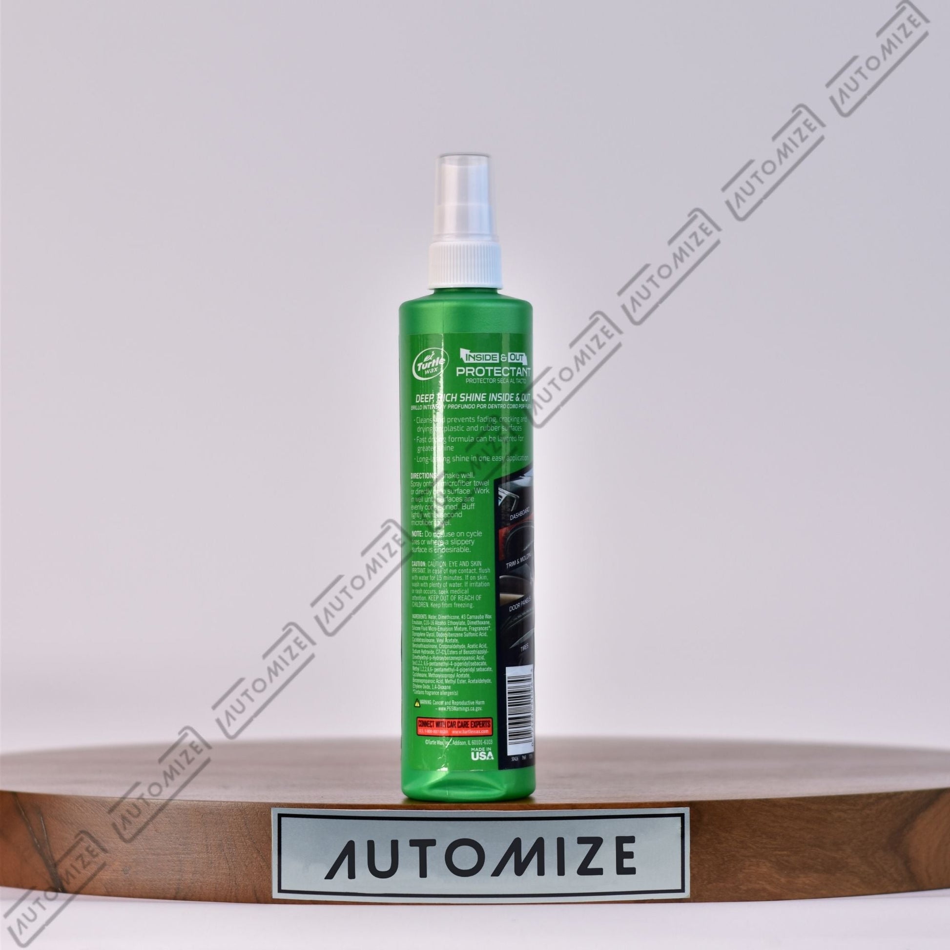 Turtle Wax Inside & Out Protectant (307ml) - Automize