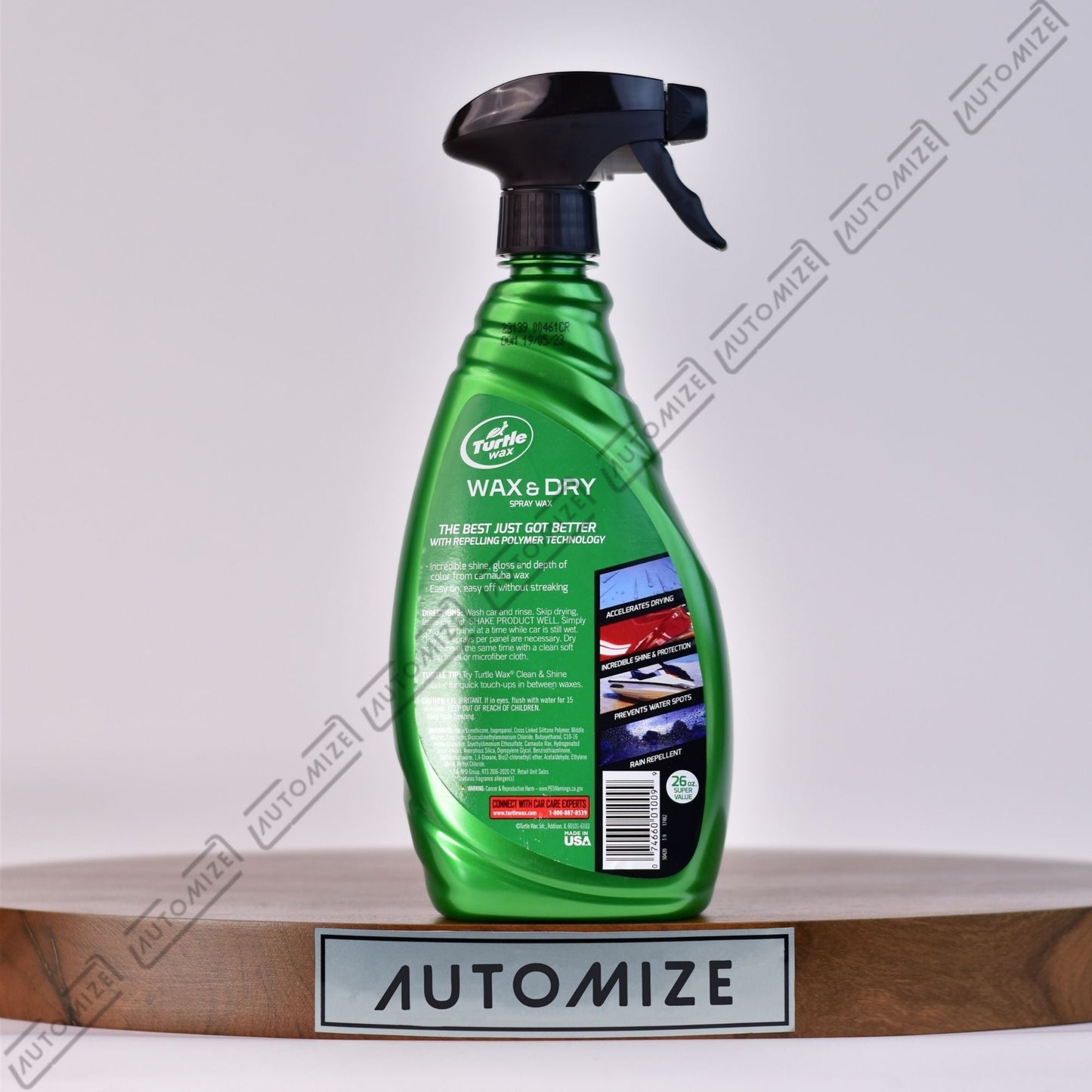 Turtle Wax Wax & Dry Spray (769ml) - Automize