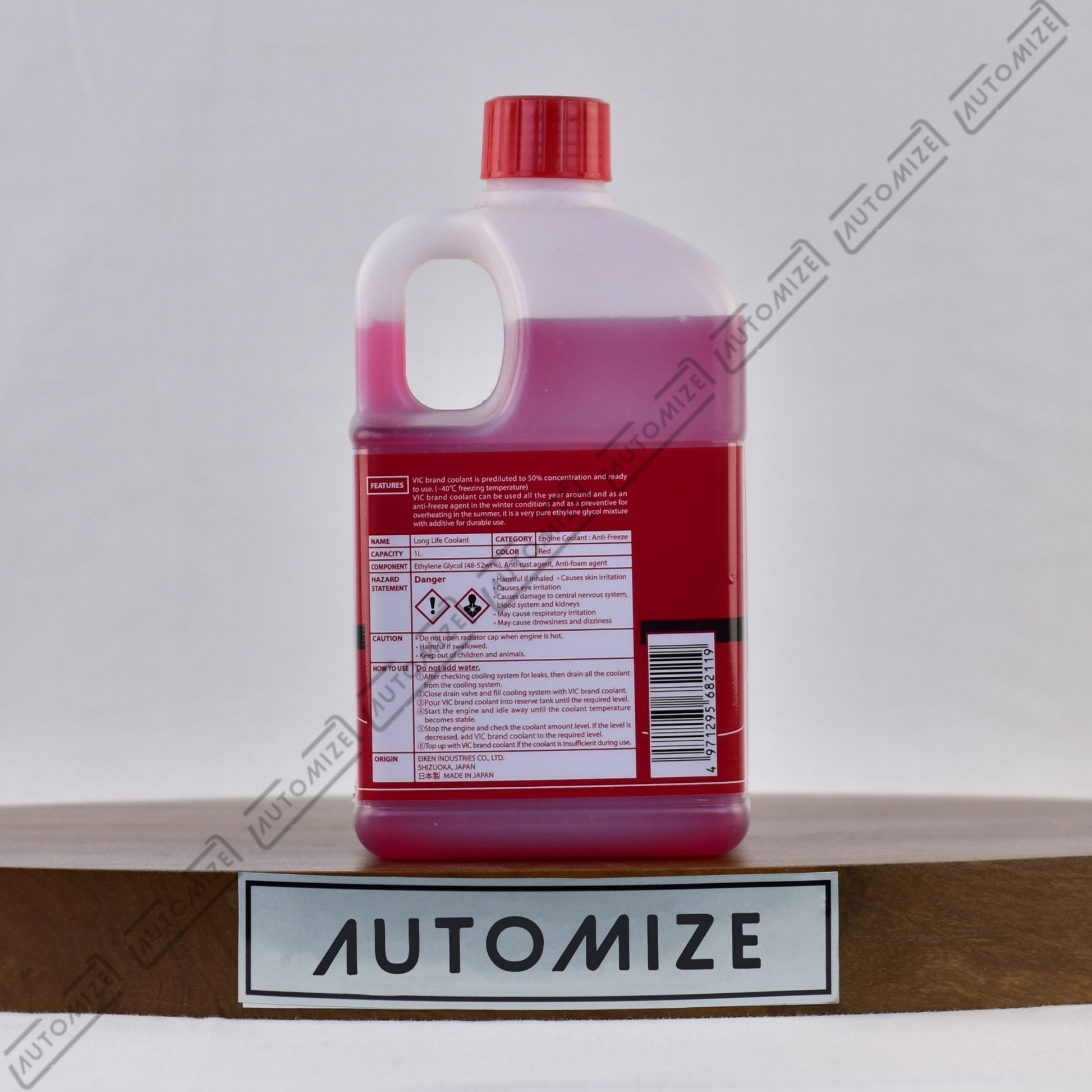 Vic Long Life Coolant All Seasons Ready to Use - 1L - Automize