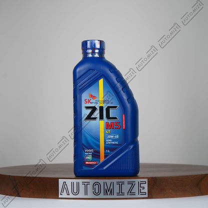 ZIC M5 4T 20W - 40 Semi - Synthetic (Motorcycle Oil) (1l) - Automize